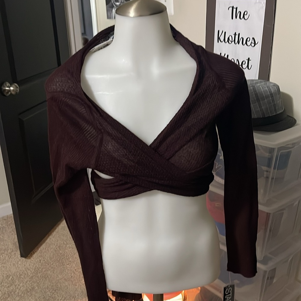 NWT… Star City wrap around Sweater